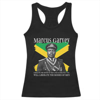 Marcus Garvey Liberation Quote Racerback Tank Top Liberate The Minds Of Men