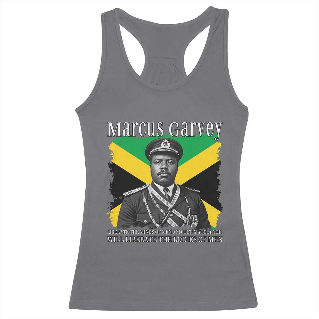 Marcus Garvey Liberation Quote Racerback Tank Top Liberate The Minds Of Men