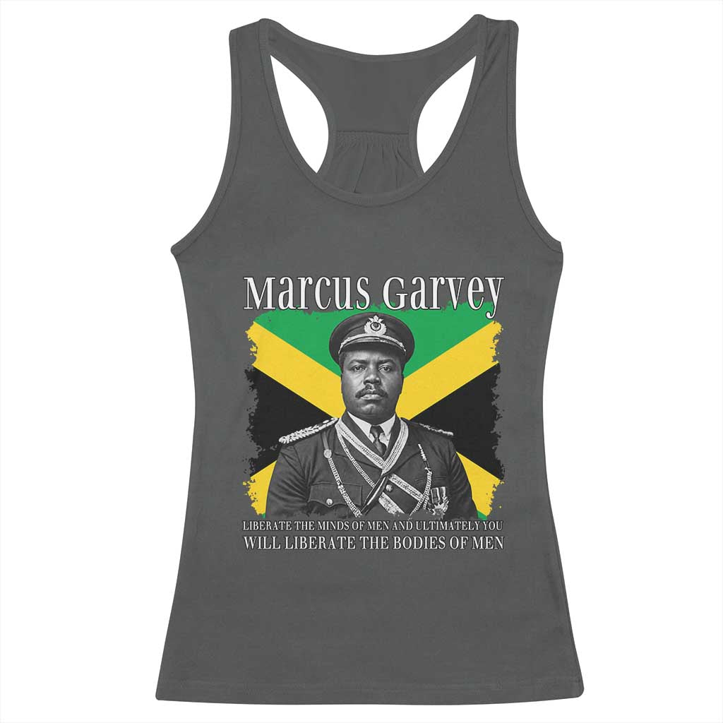 Marcus Garvey Liberation Quote Racerback Tank Top Liberate The Minds Of Men