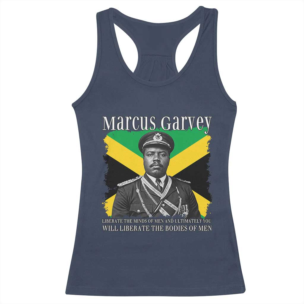 Marcus Garvey Liberation Quote Racerback Tank Top Liberate The Minds Of Men