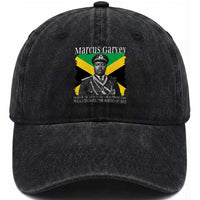 Marcus Garvey Liberation Quote Washed Cotton Baseball Cap Liberate The Minds Of Men