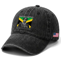 Marcus Garvey Liberation Quote Washed Cotton Baseball Cap Liberate The Minds Of Men