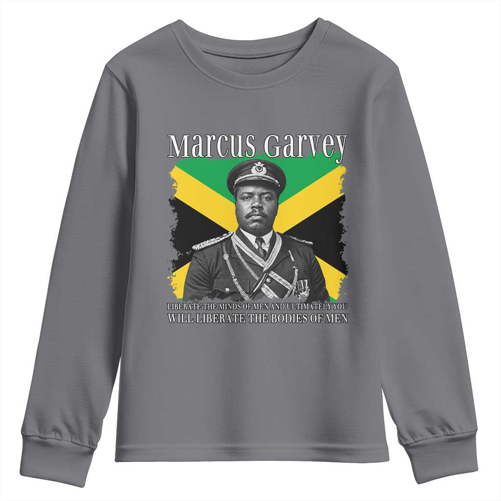 Marcus Garvey Liberation Quote Youth Sweatshirt Liberate The Minds Of Men
