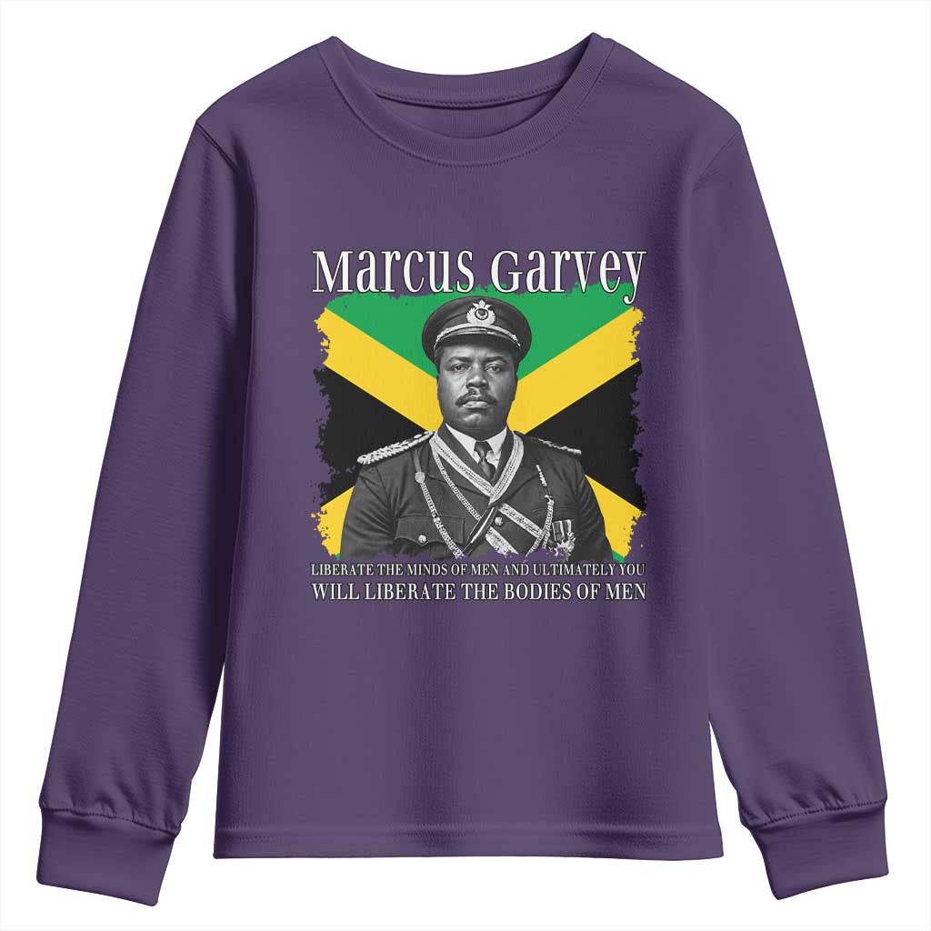 Marcus Garvey Liberation Quote Youth Sweatshirt Liberate The Minds Of Men