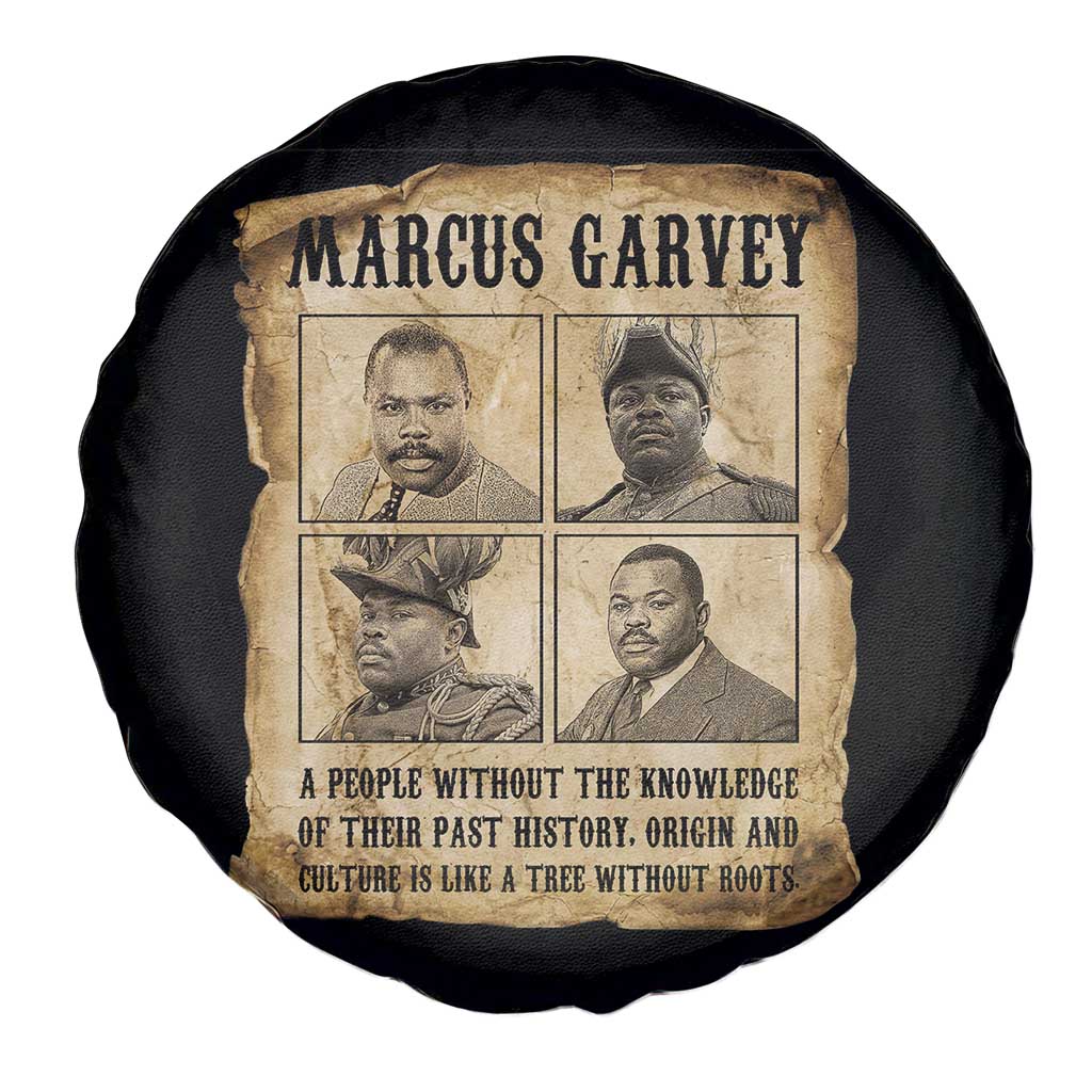 Vintage Marcus Garvey Quote Spare Tire Cover A People Without Knowledge Of Their Past