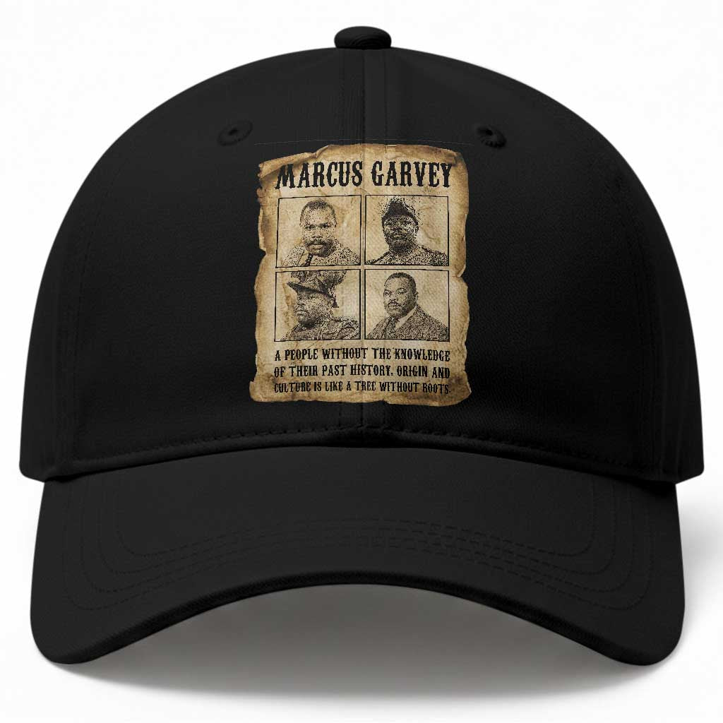 Vintage Marcus Garvey Quote Baseball Cap A People Without Knowledge Of Their Past