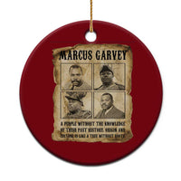 Vintage Marcus Garvey Quote Ceramic Ornament A People Without Knowledge Of Their Past
