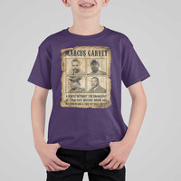 Vintage Marcus Garvey Quote T Shirt For Kid A People Without Knowledge Of Their Past