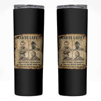 Vintage Marcus Garvey Quote Skinny Tumbler A People Without Knowledge Of Their Past