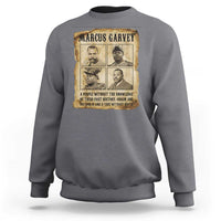 Vintage Marcus Garvey Quote Sweatshirt A People Without Knowledge Of Their Past