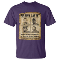 Vintage Marcus Garvey Quote T Shirt A People Without Knowledge Of Their Past