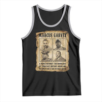 Vintage Marcus Garvey Quote Tank Top A People Without Knowledge Of Their Past