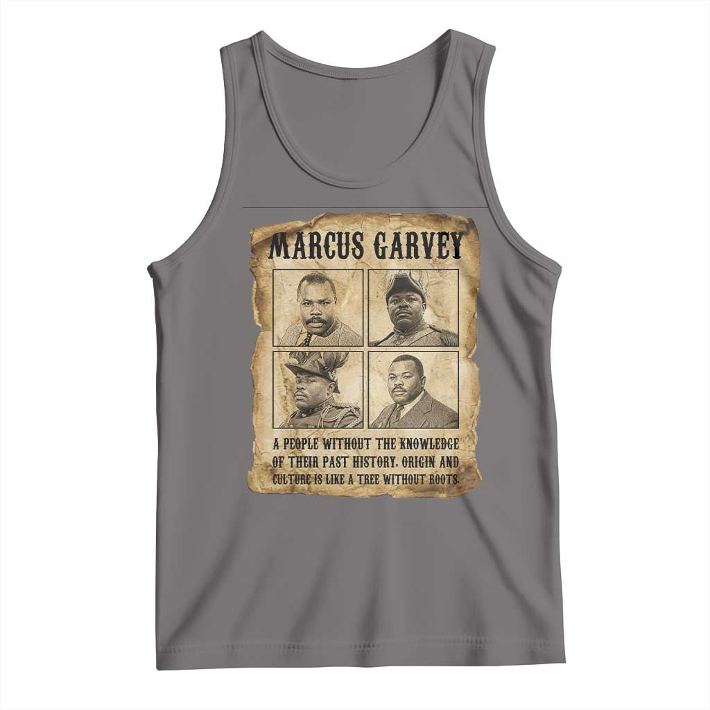 Vintage Marcus Garvey Quote Tank Top A People Without Knowledge Of Their Past