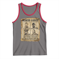 Vintage Marcus Garvey Quote Tank Top A People Without Knowledge Of Their Past