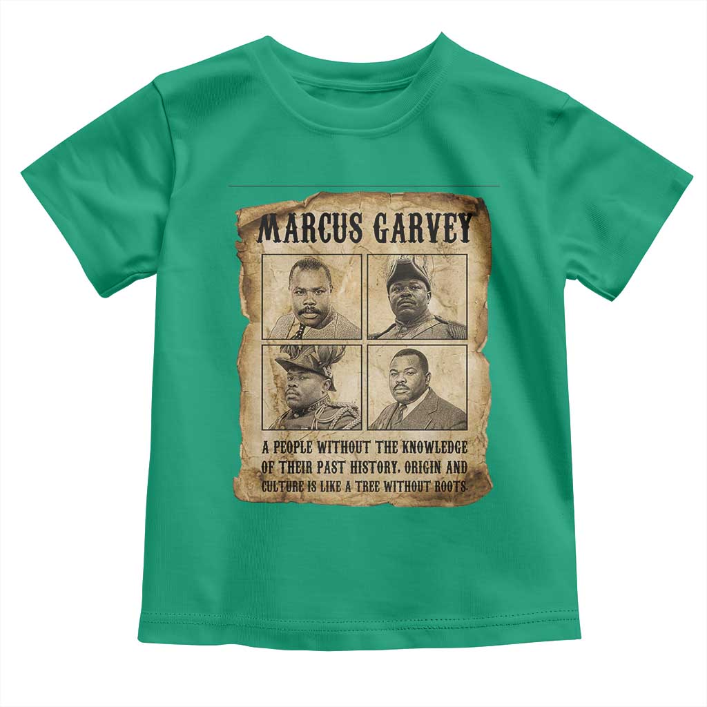 Vintage Marcus Garvey Quote Toddler T Shirt A People Without Knowledge Of Their Past