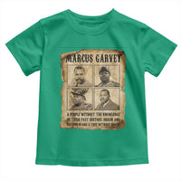 Vintage Marcus Garvey Quote Toddler T Shirt A People Without Knowledge Of Their Past