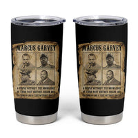 Vintage Marcus Garvey Quote Tumbler Cup A People Without Knowledge Of Their Past