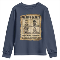 Vintage Marcus Garvey Quote Youth Sweatshirt A People Without Knowledge Of Their Past