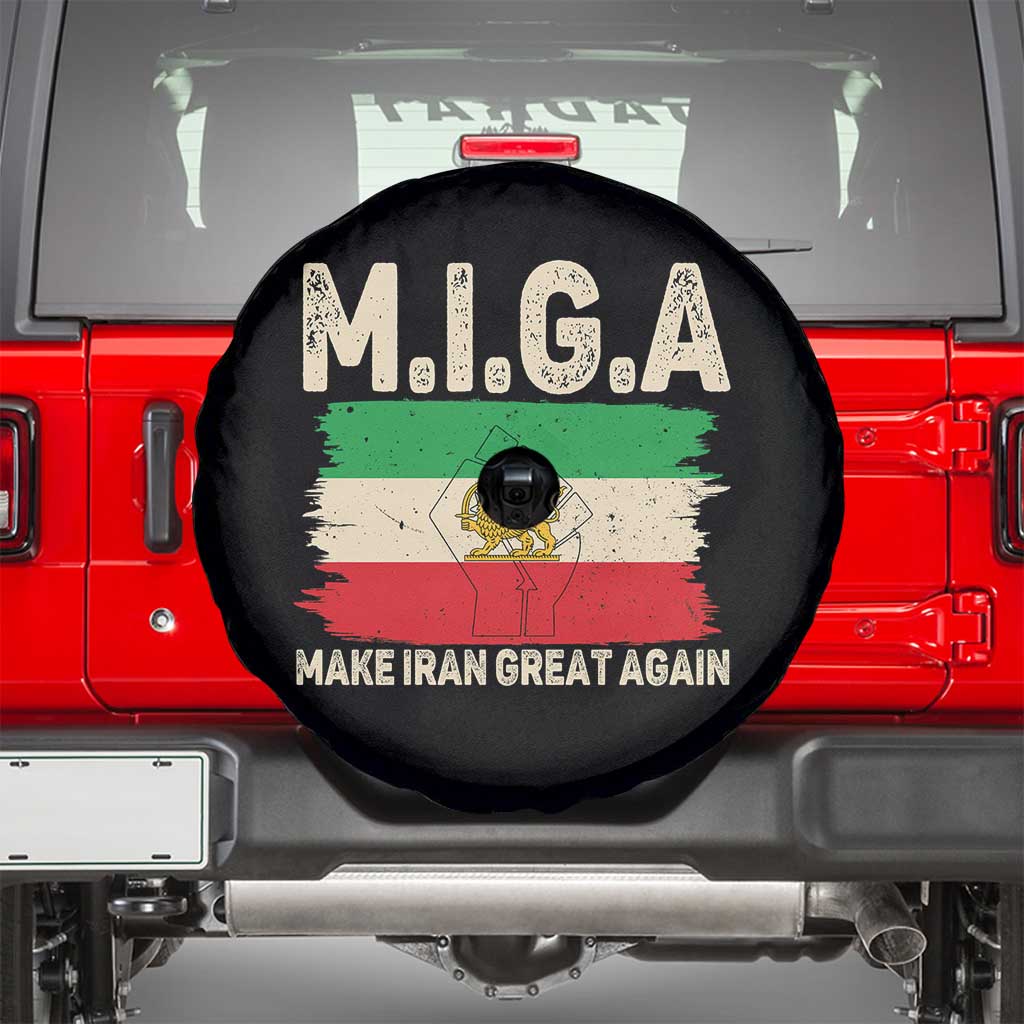 Make Iran Great Again Spare Tire Cover Iran 2026 Resistance