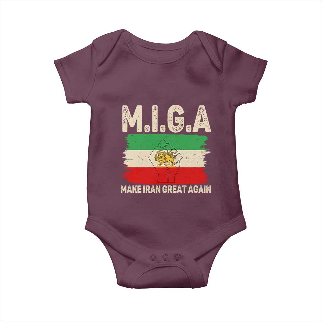 Make Iran Great Again Baby Onesie Iran 2026 Resistance
