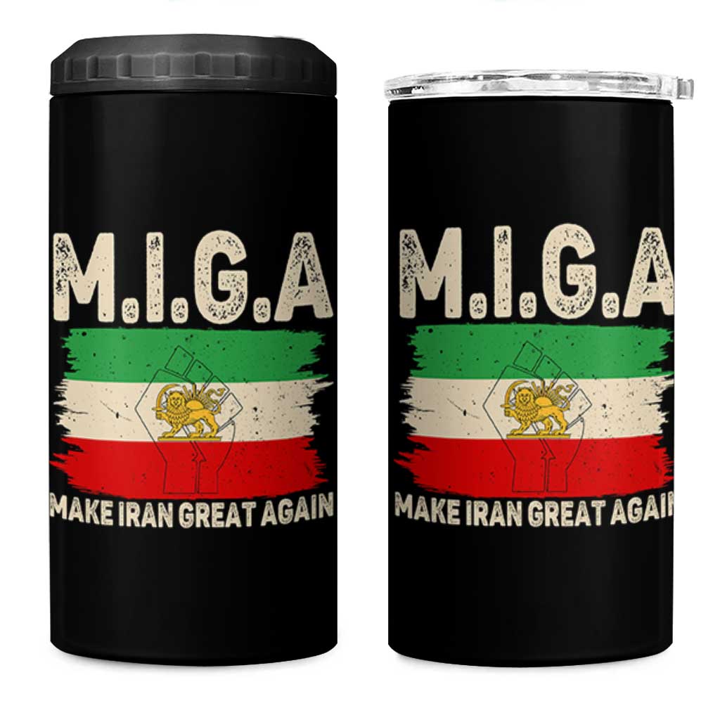 Make Iran Great Again 4 in 1 Can Cooler Tumbler Iran 2026 Resistance