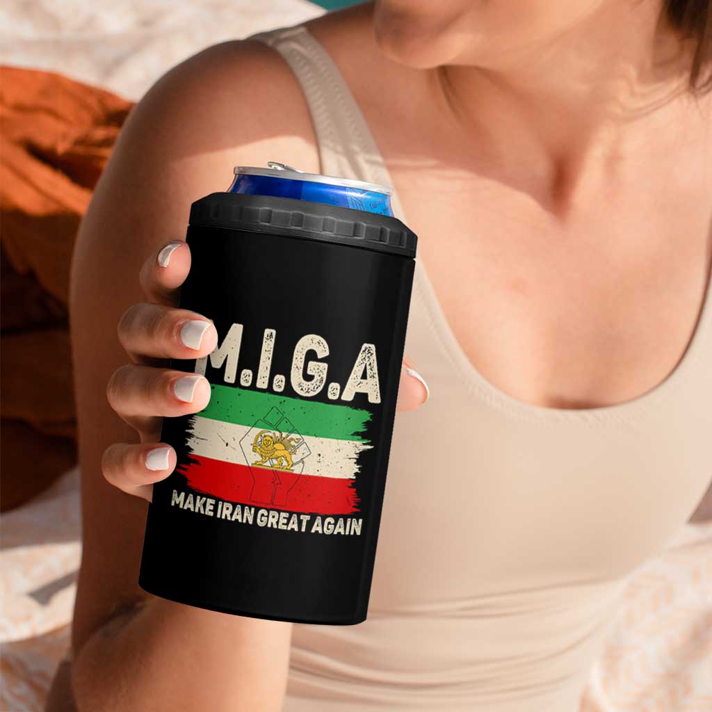 Make Iran Great Again 4 in 1 Can Cooler Tumbler Iran 2026 Resistance