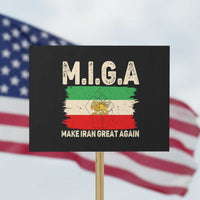 Make Iran Great Again Protest Sign Iran 2026 Resistance