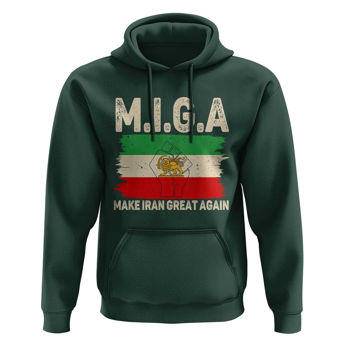 Make Iran Great Again Hoodie Iran 2026 Resistance