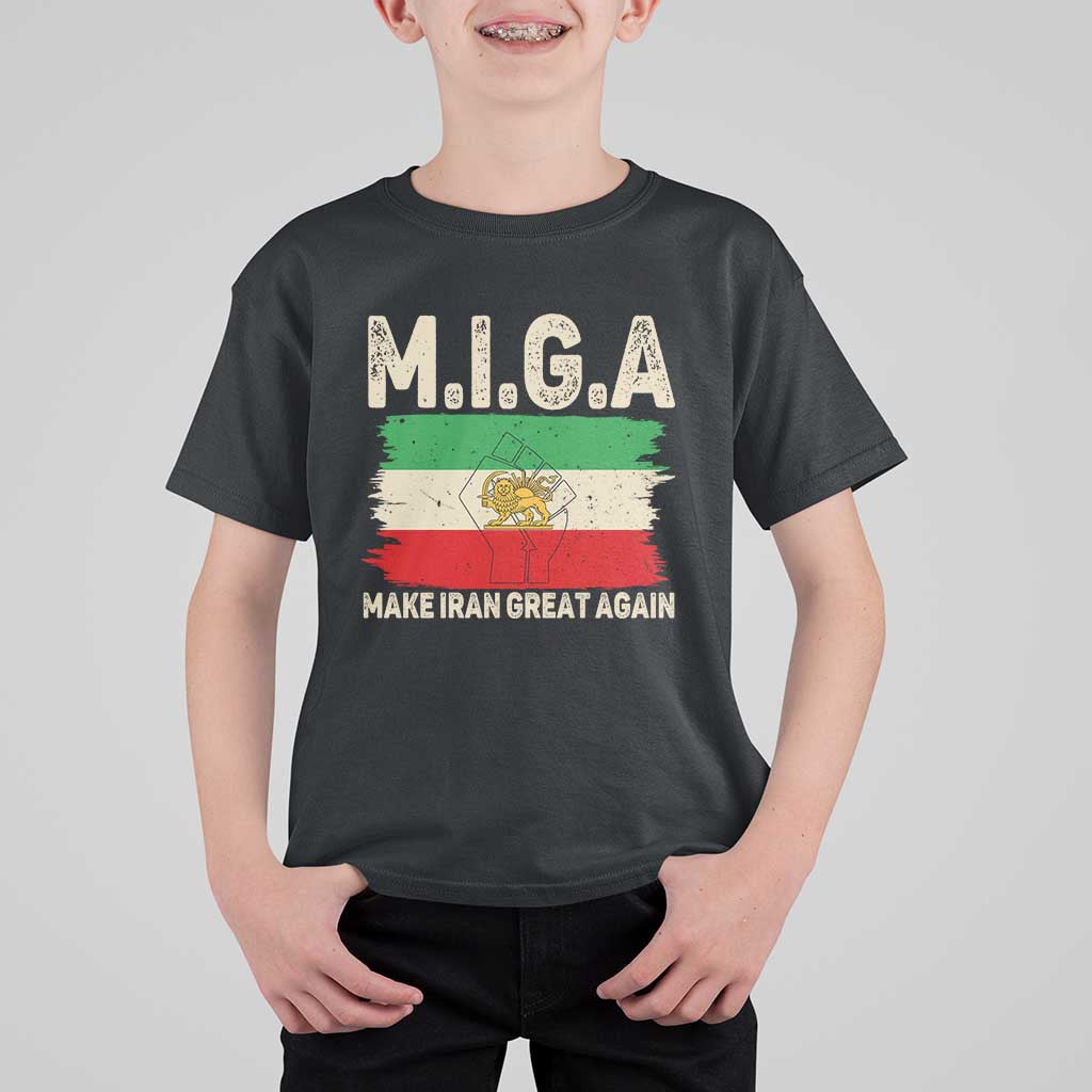 Make Iran Great Again T Shirt For Kid Iran 2026 Resistance