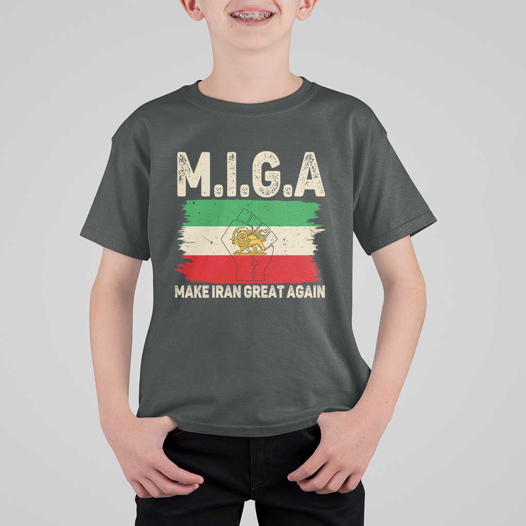 Make Iran Great Again T Shirt For Kid Iran 2026 Resistance