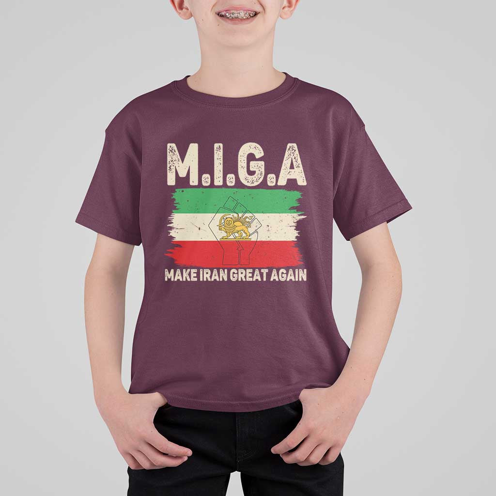 Make Iran Great Again T Shirt For Kid Iran 2026 Resistance
