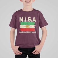 Make Iran Great Again T Shirt For Kid Iran 2026 Resistance