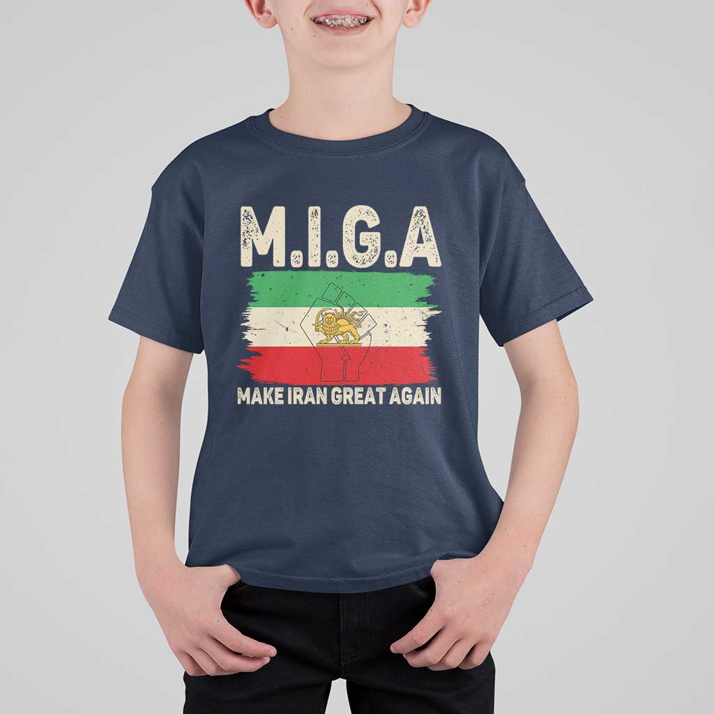 Make Iran Great Again T Shirt For Kid Iran 2026 Resistance