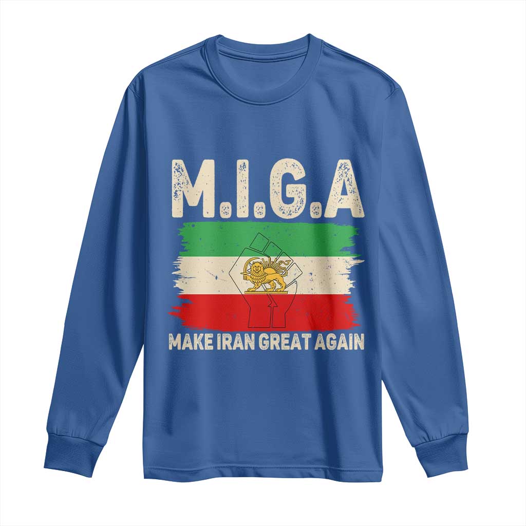 Make Iran Great Again Long Sleeve Shirt Iran 2026 Resistance