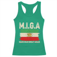 Make Iran Great Again Racerback Tank Top Iran 2026 Resistance