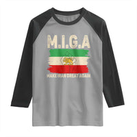 Make Iran Great Again Raglan Shirt Iran 2026 Resistance