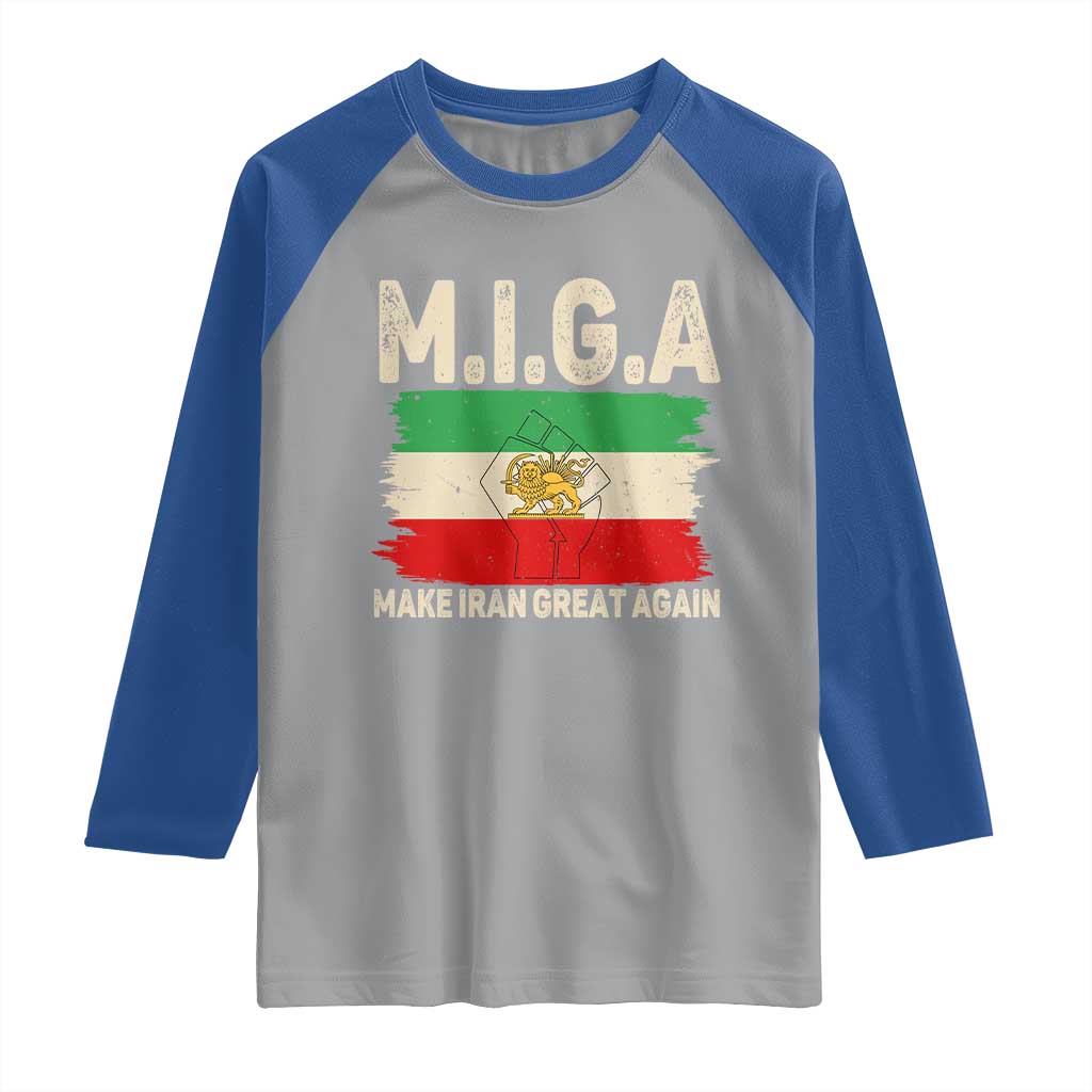 Make Iran Great Again Raglan Shirt Iran 2026 Resistance
