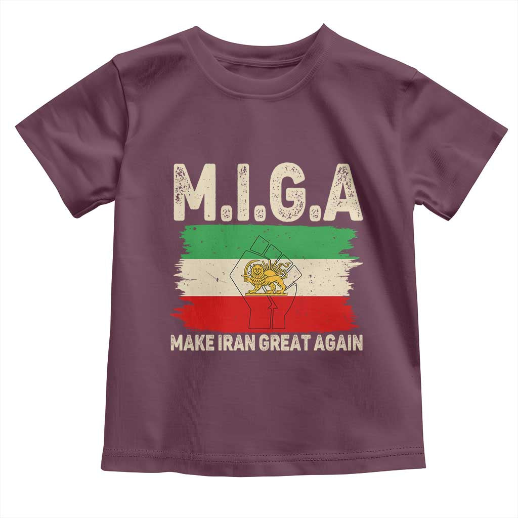 Make Iran Great Again Toddler T Shirt Iran 2026 Resistance