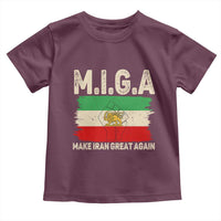 Make Iran Great Again Toddler T Shirt Iran 2026 Resistance