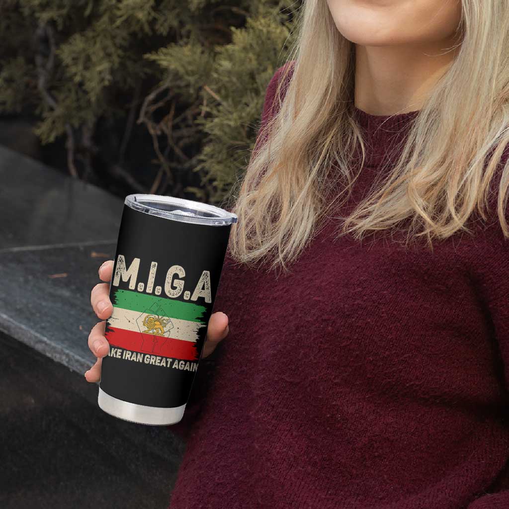 Make Iran Great Again Tumbler Cup Iran 2026 Resistance