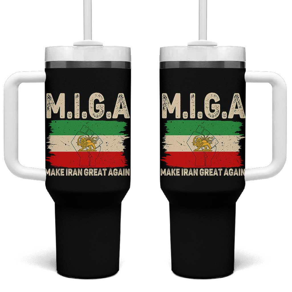 Make Iran Great Again Tumbler With Handle Iran 2026 Resistance