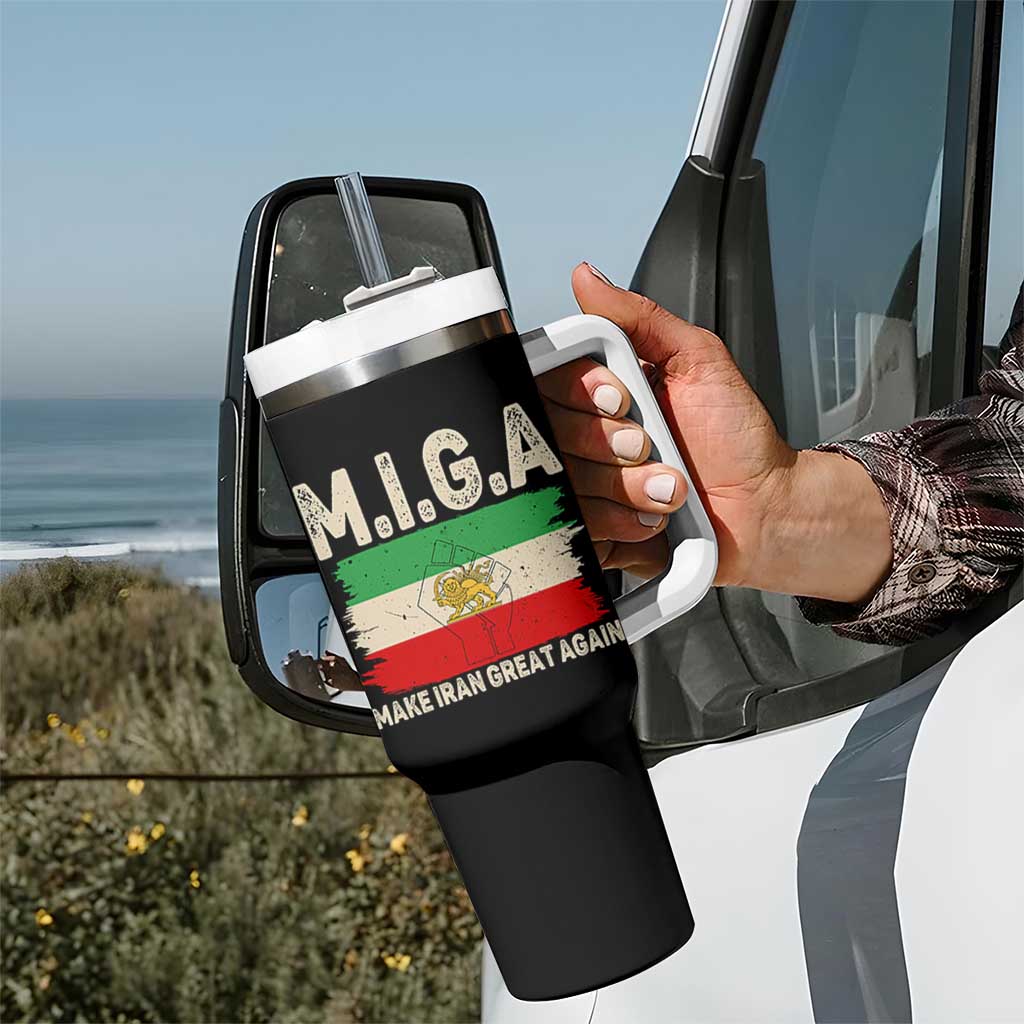 Make Iran Great Again Tumbler With Handle Iran 2026 Resistance