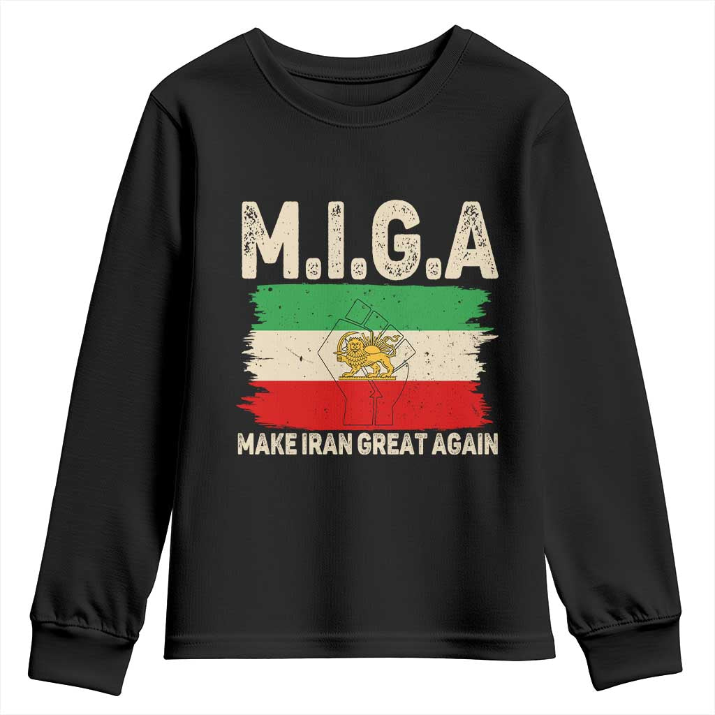 Make Iran Great Again Youth Sweatshirt Iran 2026 Resistance