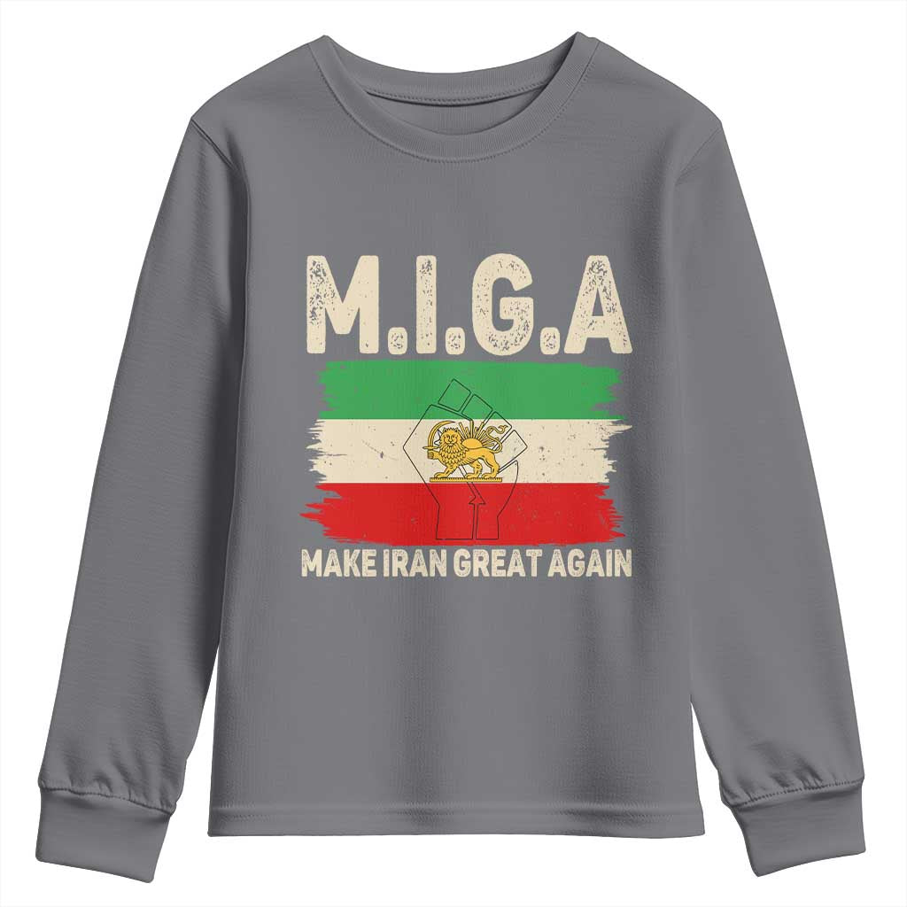 Make Iran Great Again Youth Sweatshirt Iran 2026 Resistance