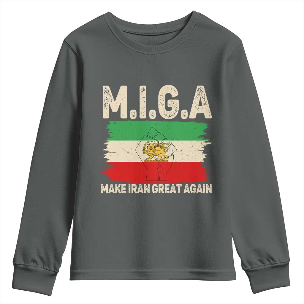 Make Iran Great Again Youth Sweatshirt Iran 2026 Resistance