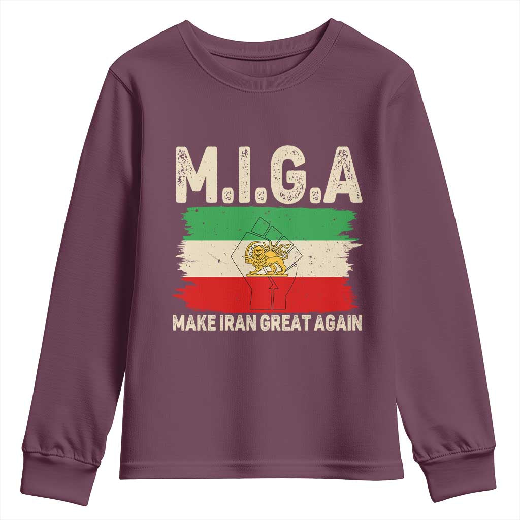 Make Iran Great Again Youth Sweatshirt Iran 2026 Resistance