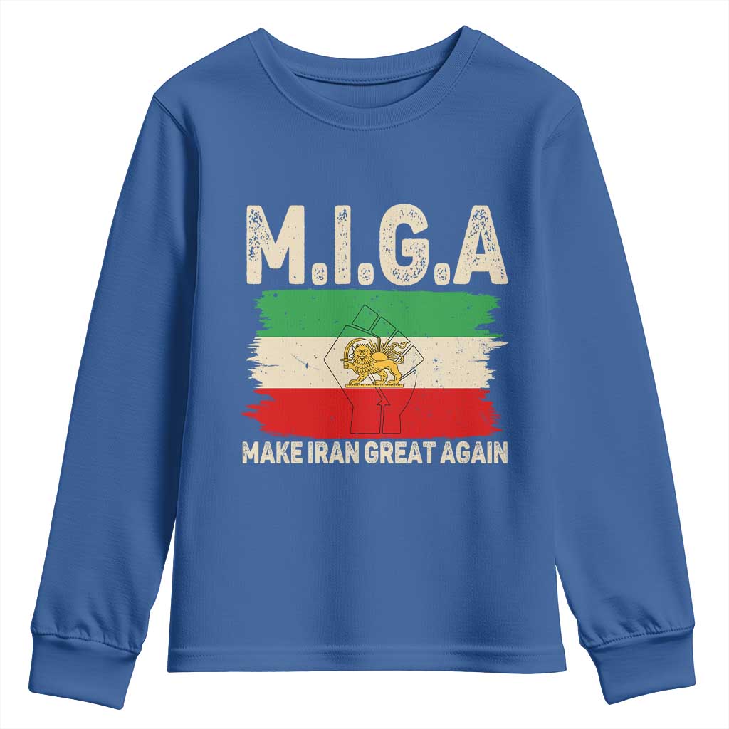 Make Iran Great Again Youth Sweatshirt Iran 2026 Resistance