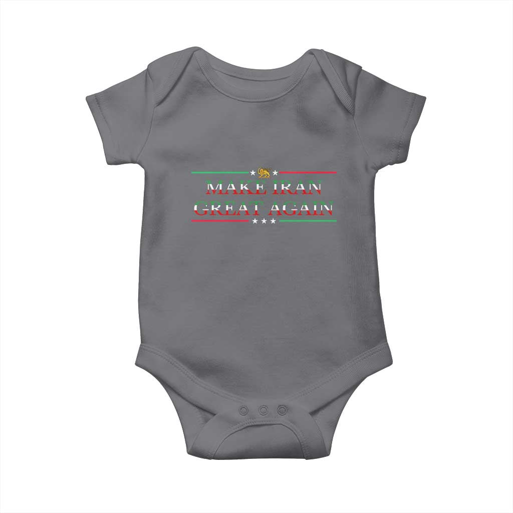Make Iran Great Again Baby Onesie Patriotic Iranian Gift