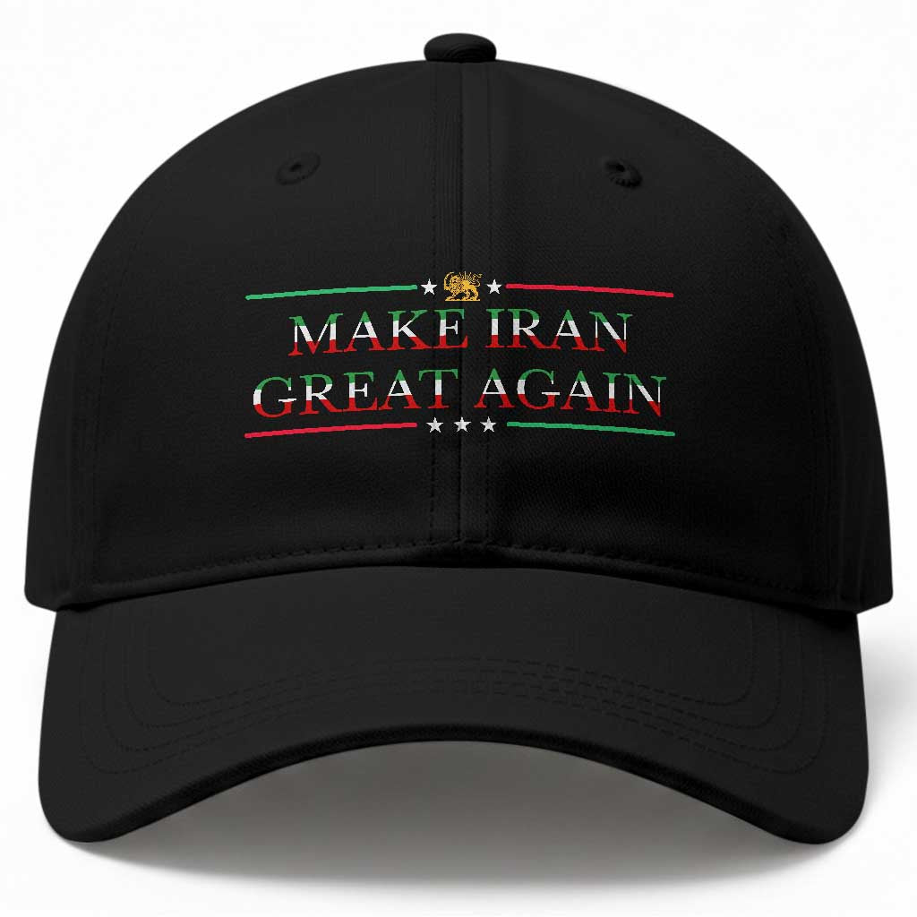 Make Iran Great Again Baseball Cap Patriotic Iranian Gift