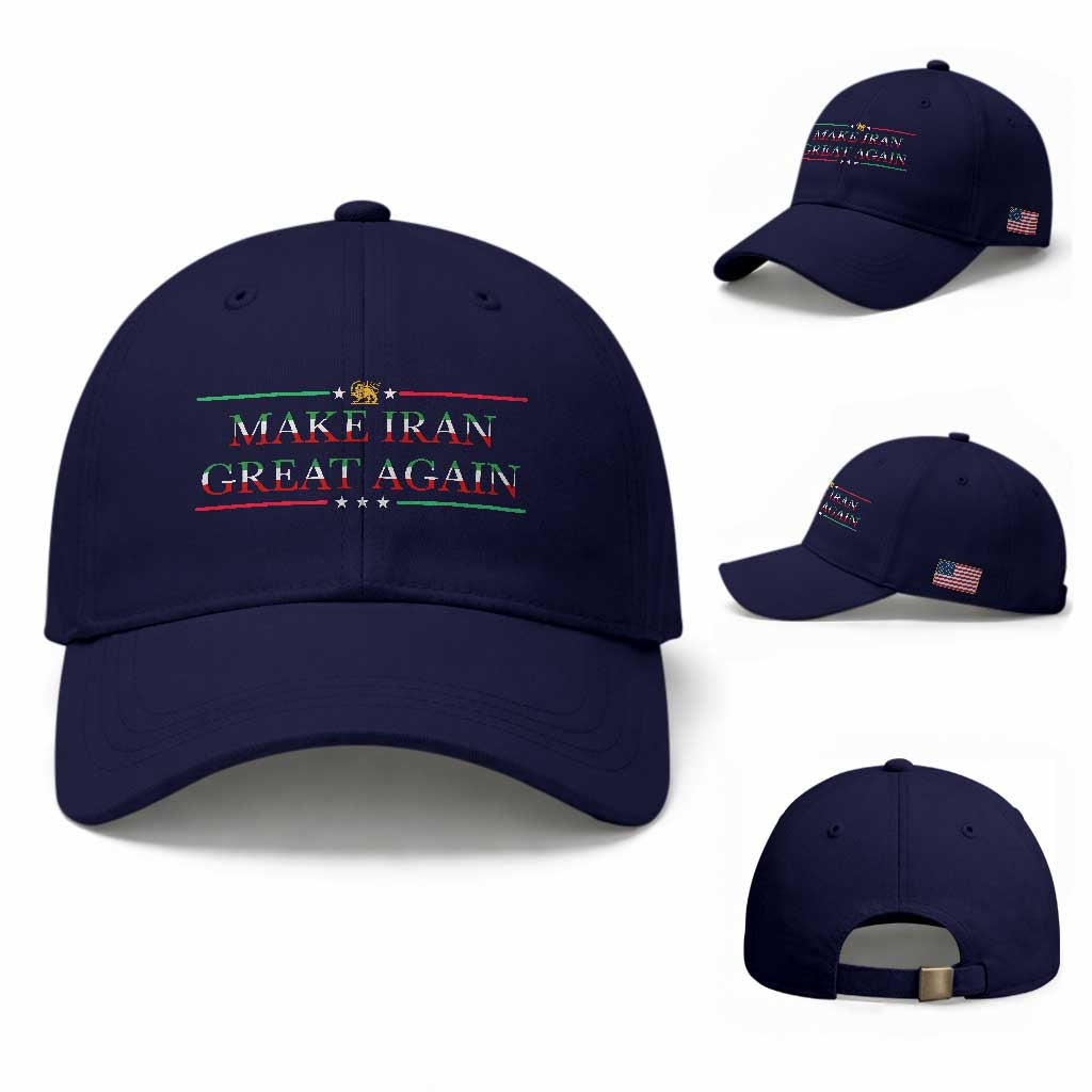 Make Iran Great Again Baseball Cap Patriotic Iranian Gift